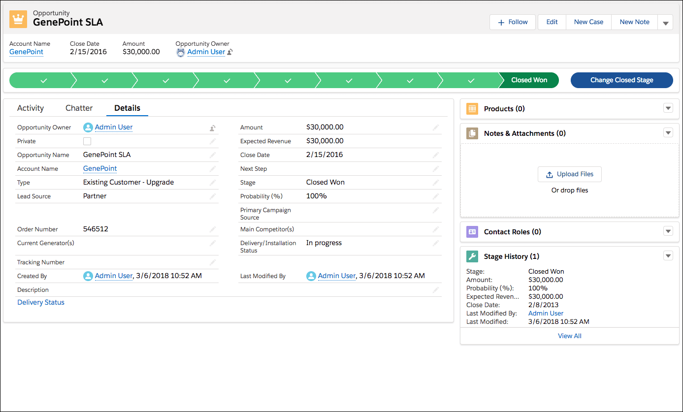 New Compact Salesforce Lightning Layout